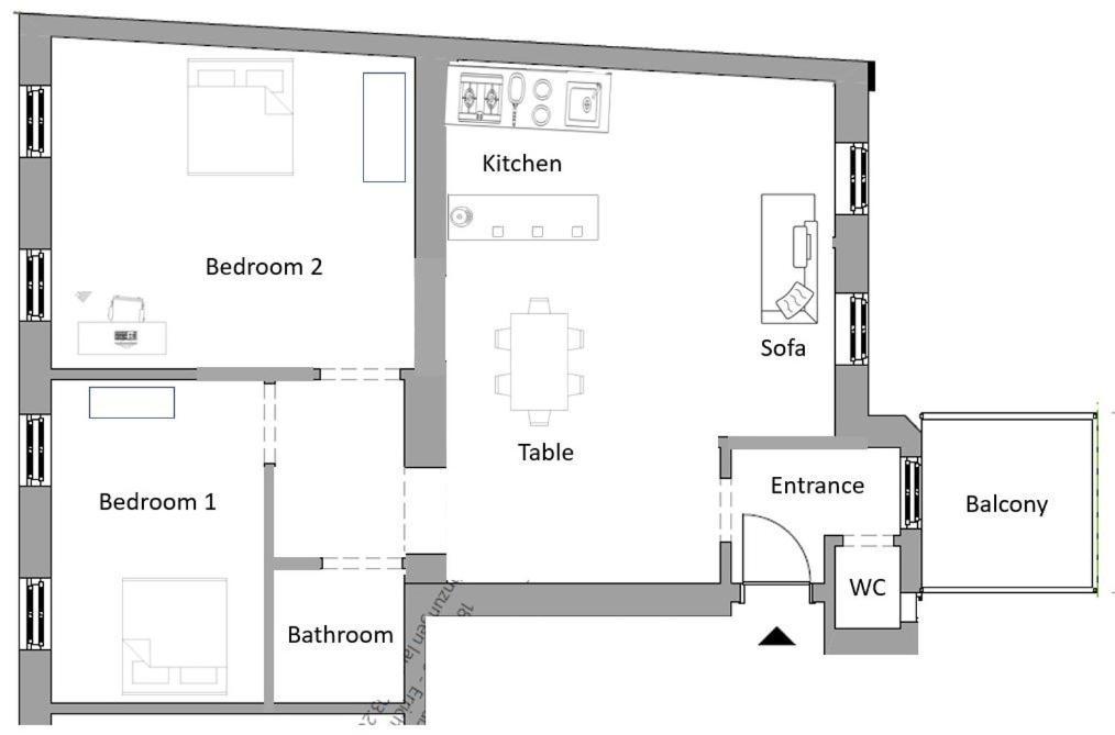 Helle 4 Zimmer Familien-Wohnung Mit Balkon! Schloss Schonbrunn In Gehdistanz Vídeň Exteriér fotografie